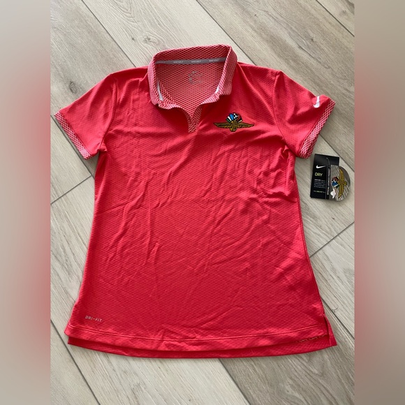 Nike hot pink short sleeve polo - Picture 2 of 2